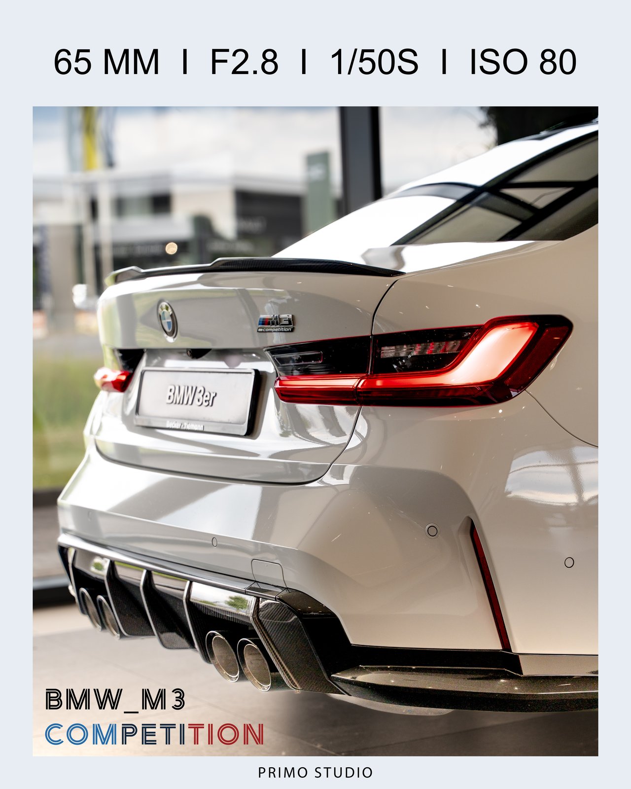 Fotografie von Primo Studio: Detailaufnahme eines BMW M3 Competition